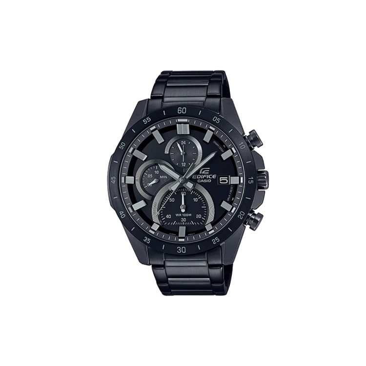 Casio Men's Black Edifice 100M Waterproof Quartz Movet Stainless Steel Watch Watches Efr-571Mdc-1Av