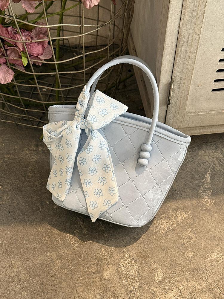 

Korean version of small fresh vegetable basket handbag new gentle sweet niche shoulder bag daily versatile messenger bag