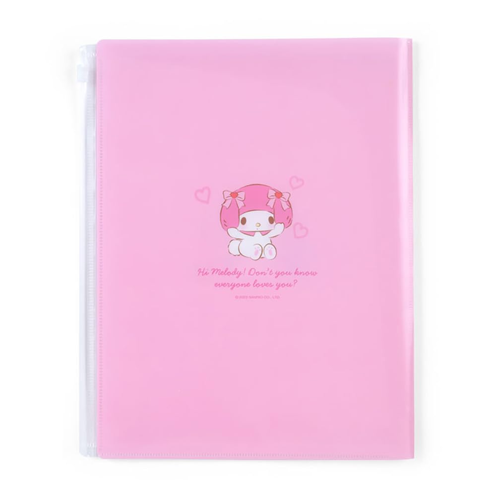 Sanrio My Melody Zippered Clear File 549622 6-Pocket