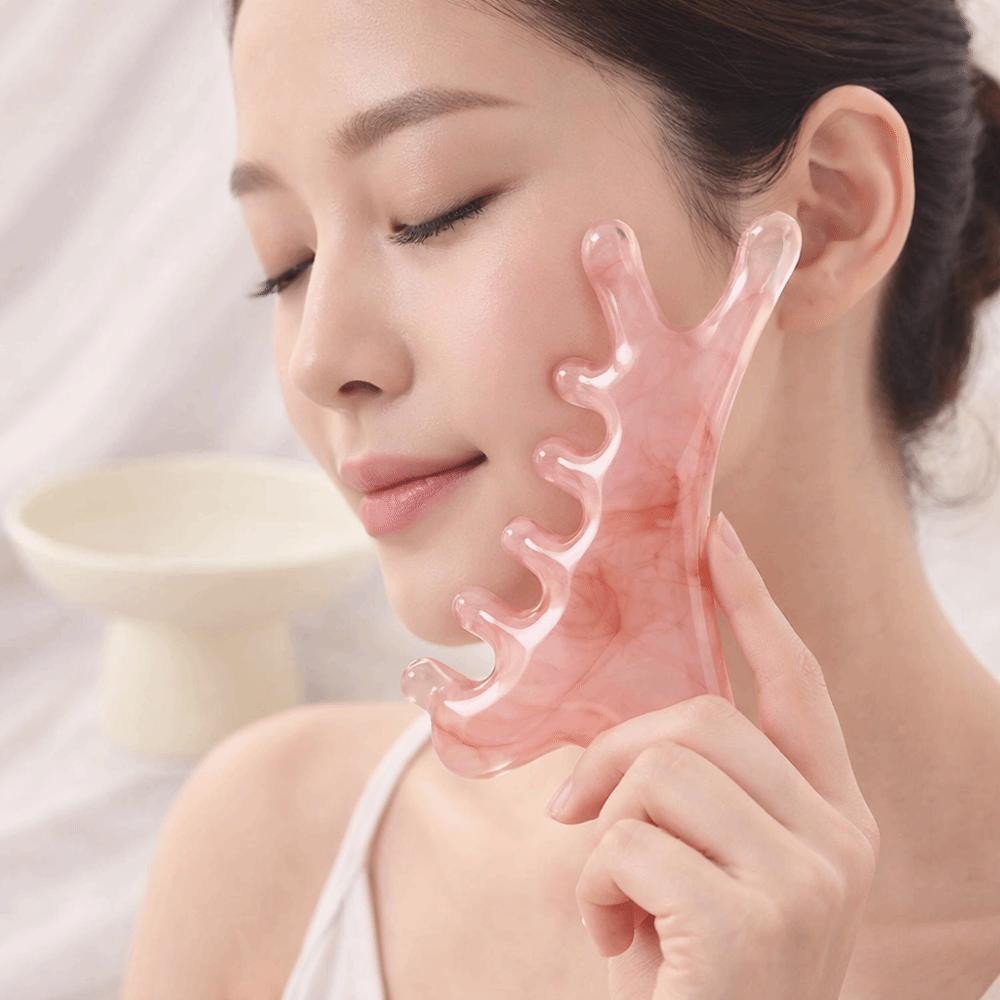Scalp Relax Meridian Massage Comb Resin Scalp Meridian Massager Sandalwood Hair Comb  Women/Girl