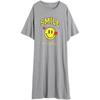 Korean version of summer loose loungewear lazy style round neck letter printing long cotton T-shirt maternity dress women