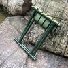 Outdoor Oval Tube Folding Stool: Portable Stool for Fishing & Travel