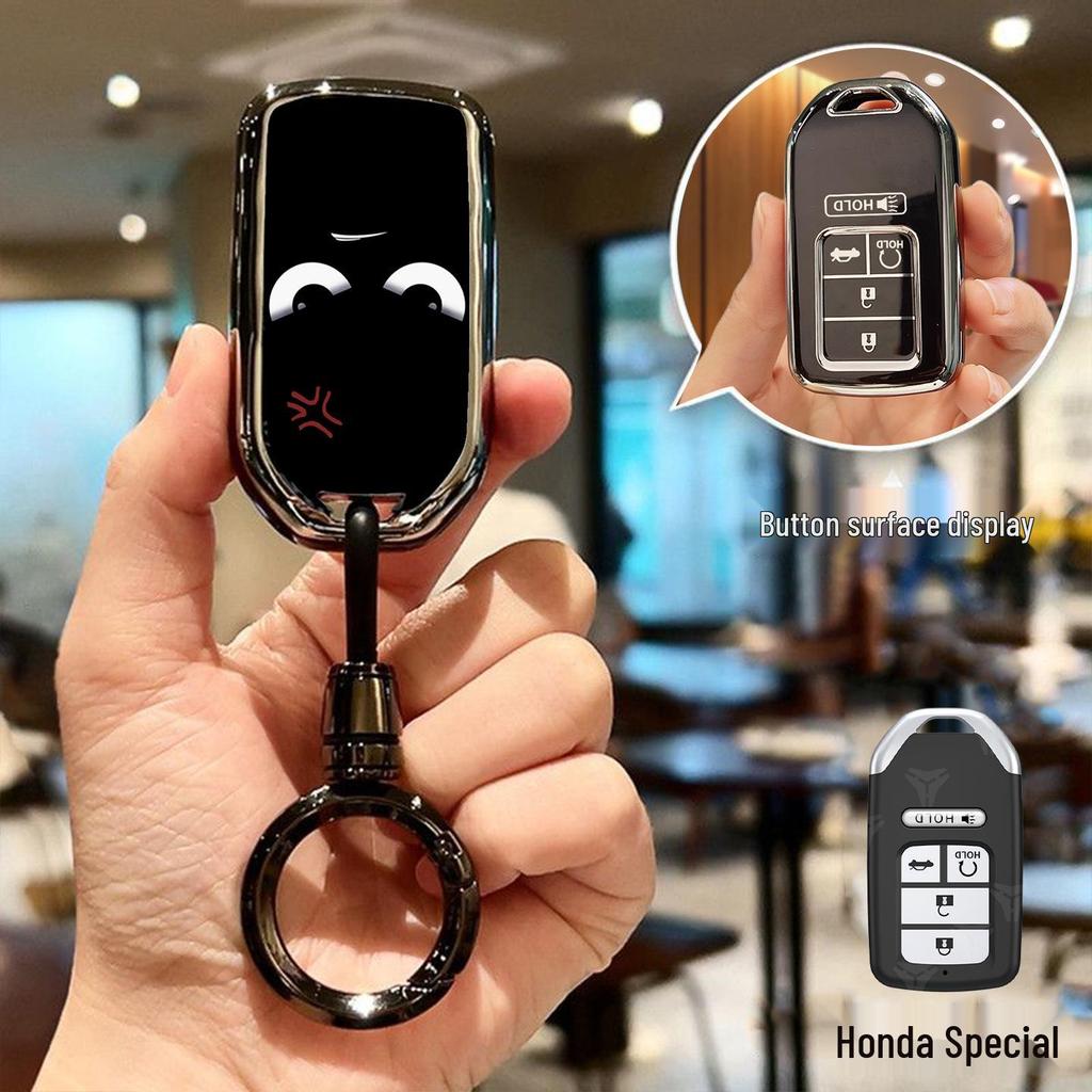 Honda Key Cover for Accord, Fit, Civic, Avancier, XR-V, Vezel, CR-V, and Breeze