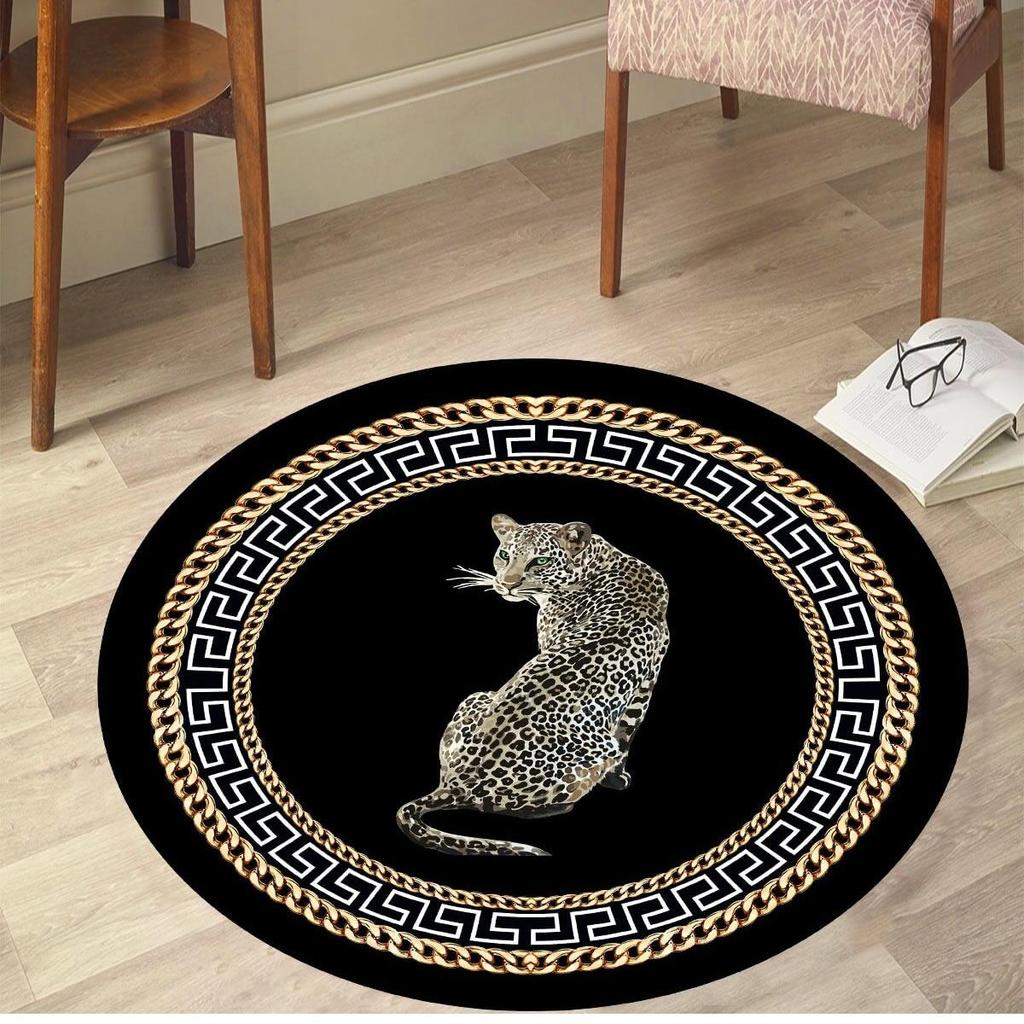 ePeddler Home Decorative Leopard Pattern Digital Printing Washable Non-Slip Dot Base New Generation Living Room, Kitchen, Bathroom Carpet and Runner