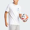 adidas Messi T Shirts Men's White Crew Neck Moderate Straight Fit IT7081-