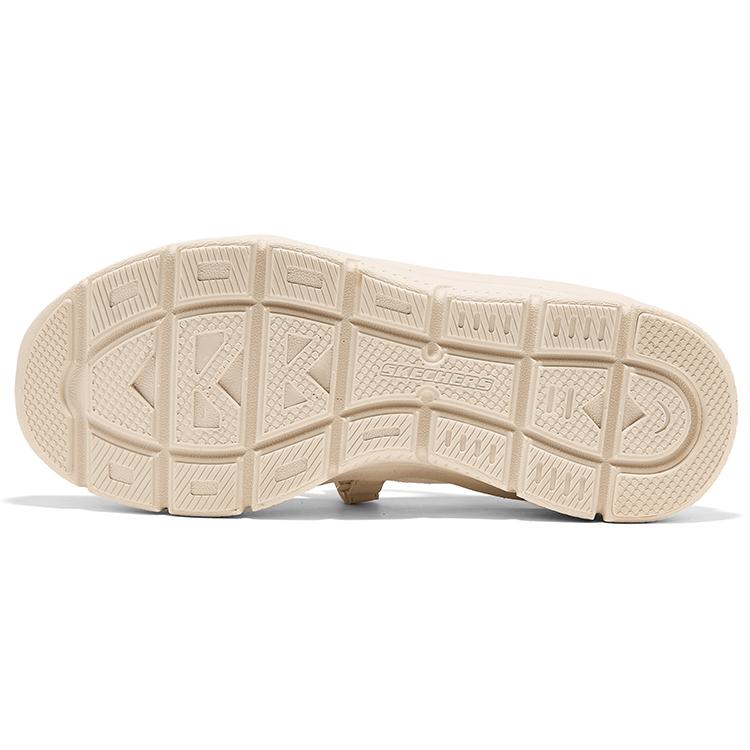 Skechers Moderne Komfort-Mesh-Synthetikleder Unifarbene Schnür-Plateau-Mary-Jane-Schuhe Damenschuhe 159521-OFWT