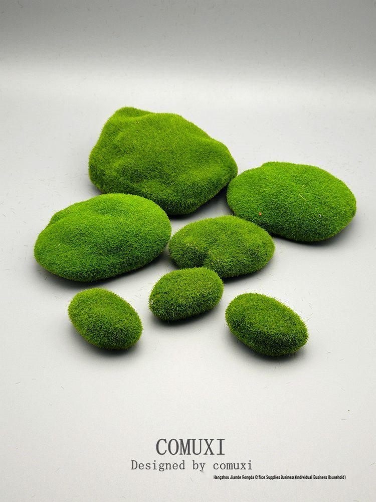Artificial Moss Foam Stones for DIY Gardening & Potted Plant Decor