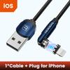 Magnetický kabel Toocki Rychlé nabíjení Micro USB Type C Kabel pro iPhone Samsung Xiaomi Magnetická nabíječka pro mobilní telefon Datový kabel