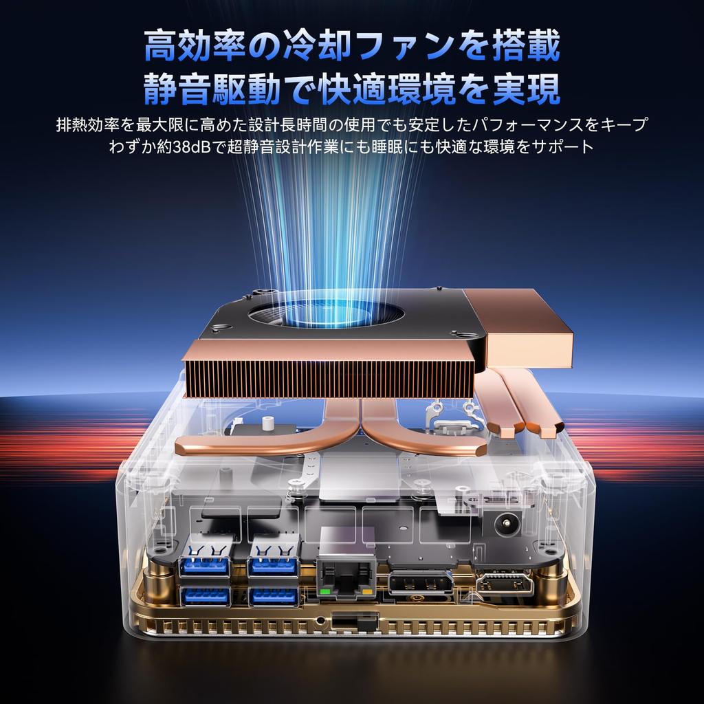 NiPoGi Mini PC Value 3300U Faster than AMD Ryzen 4TB SSD Up to Windows 11 Pro Mini PC 4K output Wired Small form factor PC VESA compatible [Best -