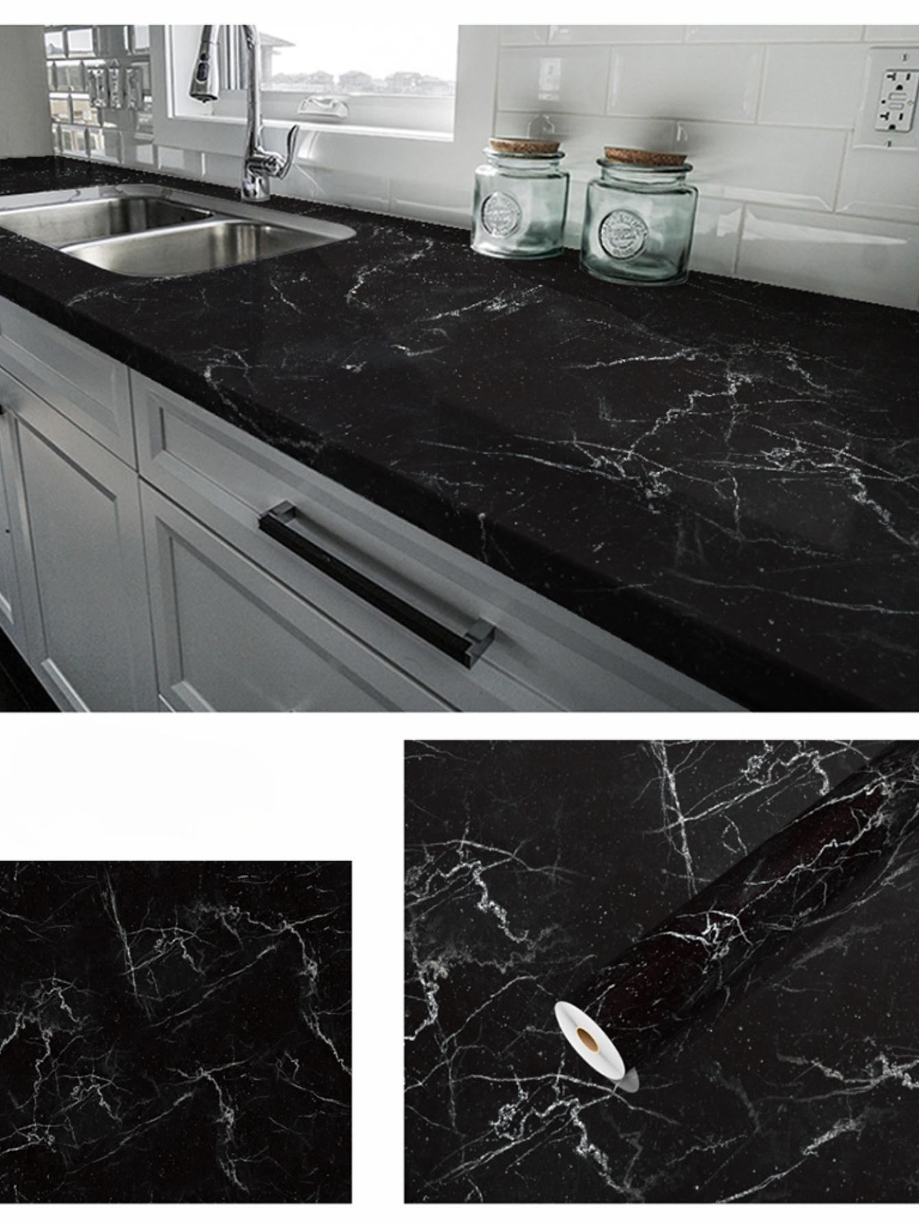 

Мраморная кухонная маслостойкая пленка, плита, водонепроницаемые, влагостойкие, самоклеящиеся обои, столешница, ремонт шкафа, плитка, наклейка 60cm×10m