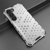 Honeycomb Shockproof For Samsung Galaxy S23 Case Armor Capa S23 Plus Ultra S22 S21 S23 FE S20 Cover Translucent TPU PC Protector