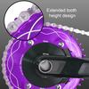 Motor Sprocket Heavy Duty Aluminum Alloy Chainring 40T To 58T Waterproof Rustproof Tooth Disc Replacement for Road Bike