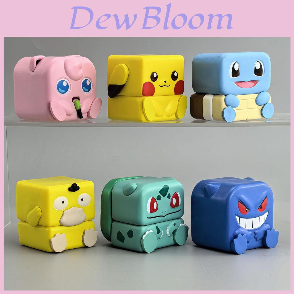 Pokemon Pvc Magnet Stackable Figures For Stress Relief Collectible Toy For Kids And Adults
