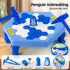 Save Penguin Ice Breaker Knocking Game - Interactive Wall Board Game With Disassembling Fun For Kids And Adults