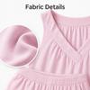 Women Sleeveless V Neck Two Piece Pajama Set With Loose Tank Top And Pocket Shorts For Casual Home Lounge Sleepwear Summer Daily Wear Outfit