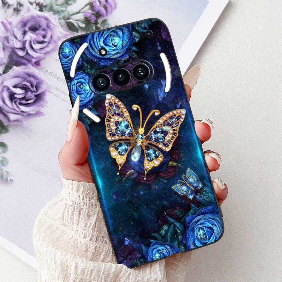 For Nothing Phone 3A 2025 Case A059 Fashion Flower Cats Cartoon Silicone Soft Shockproof Cover For Nothing Phone3A 3A Pro Bumper