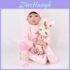Adorable 20 Inch Reborn Baby Doll Realistic Soft Vinyl Silicone With Plush Toy