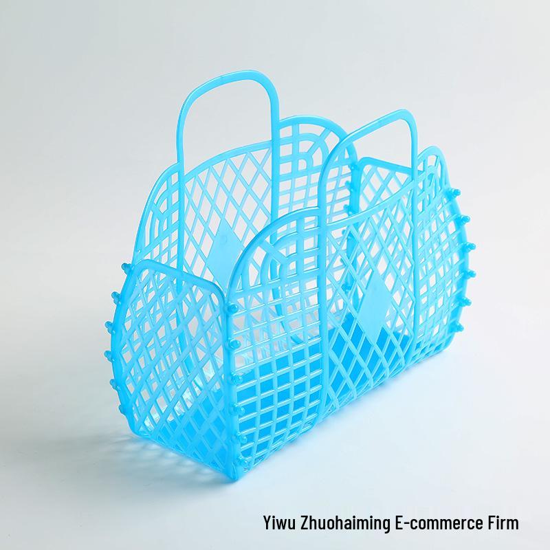 Plastic Handheld Bathroom Storage Basket Caddy