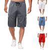 Men's Summer Workwear Shorts Made of Pure Cotton Loose Fit Plus Size Five Quarter Pants Mid Length Pants Men's Multi Pocket Casual Pants Shorts Men’s
