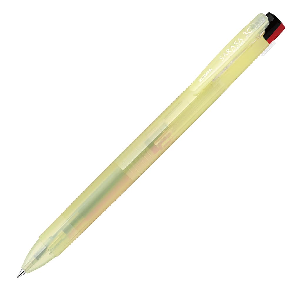 

Zebra 3 Color Ballpoint Pen Sarasa Clip 3C Clear Color Yellow 0.5mm J3J5-C-Y