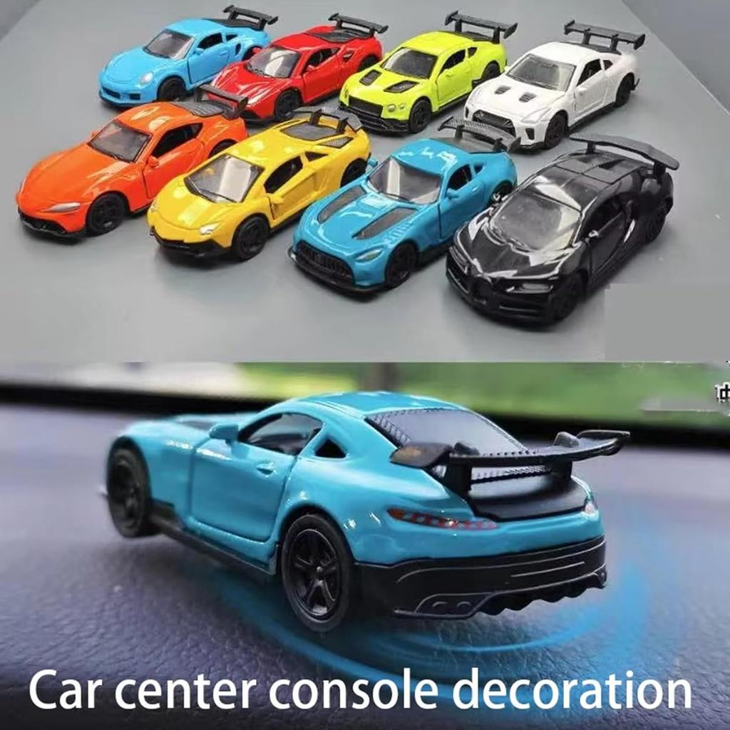 Alloy Car Model Drifting Spin Ornament, Cars Spin Dashboard Decoration, Sports Car Model That Can Sway Dynamic Interior Dash Ornament, Vehicle Turn