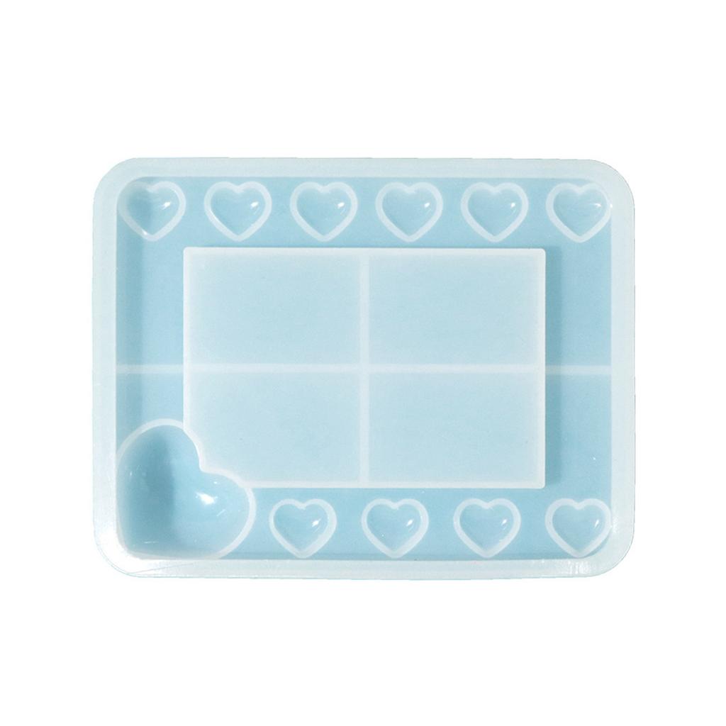Heart Photo Frame Molds Picture Frame Molds Silicone Moulds Clay Mold Table Decoration Hand-Making Supplies for Photo