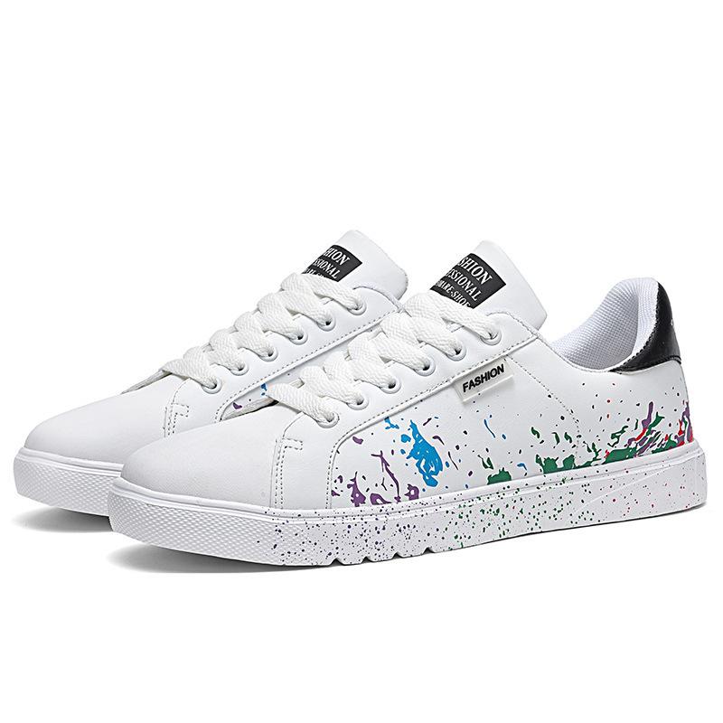 

New large size lightweight low-top sneakers board shoes men s trend fashion versatile casual shoes 36