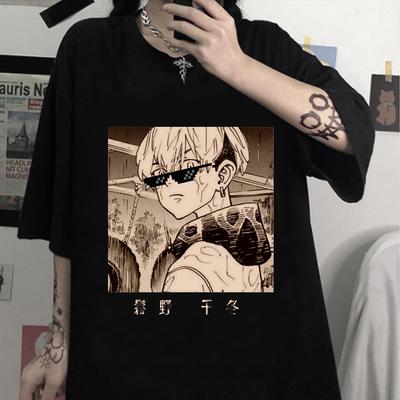 Matsuno Chifuyu Männer T-Shirt Heißer Anime Tokyo Revengers Harajuku Print Mode Kurzarm Hip Hop Top Tees Kleidung T-Shirt