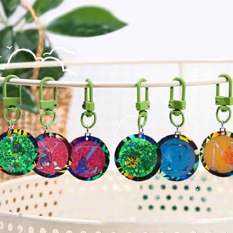 Holographic Resin Mold Silicone Earrings Resin Mold Butterfly Letter Keychain