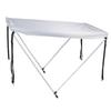 Boat Top Replacement Cover Aluminum Alloy Frame Waterproofing Oxford Cloth Sun Shelter Awning Cover for Canoes Kayaks