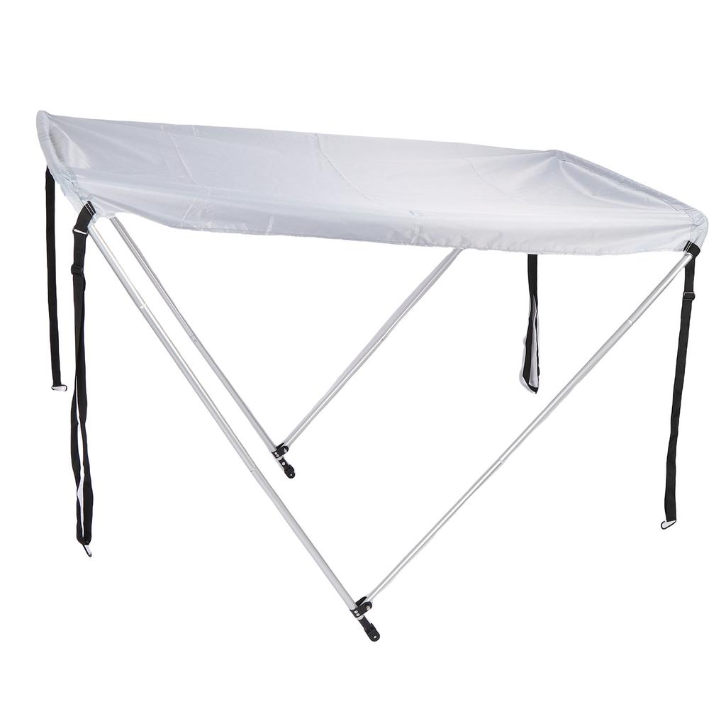 Pokrywa Zamienna na Daszek Łodzi Rama ze Stopu Aluminium Wodoodporność Tkanina Oxford Osłona Przeciwsłoneczna Markiza do Kajaków