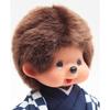 Kimono Original Kyugetsu Officiel Monchhichi Garçon Motif à Carreaux Bleu IPM-14-Z