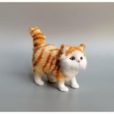 Mochadoll Real Fur Cat Doll Attachment Pet Real Pet Interior Accessories Cafe Decoration, 8, Popular Toys for Korean Children