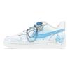 Nike Court Borough Buty Skateboardowe Damskie Niskie Białe/Niebieskie BQ5448-100(Team40-GS)