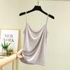 Modal sling vest women's summer white inner versatile one-word collar short breathable sleeveless bottoming shirt top