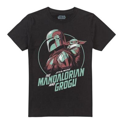 Star Wars Mandalorian Unisex Adult Carry Grogu T-Shirt