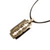Les Trésors De Lily [L5122] - Anthracite Gray 'Peaceful' Steel Necklace