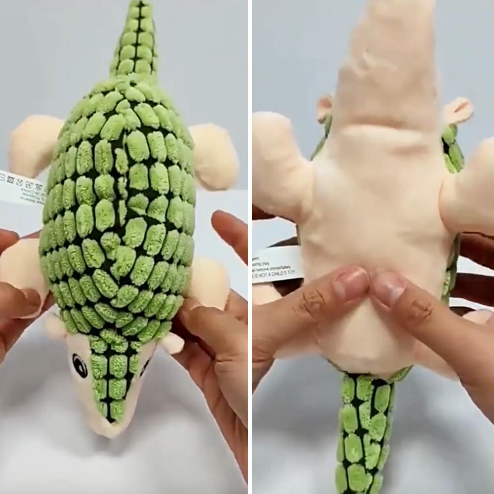 Artificial Plush Pangolin Pet Squeaky Sound Dog Toy Cute Animal Plush Small Dog Toy Puppy