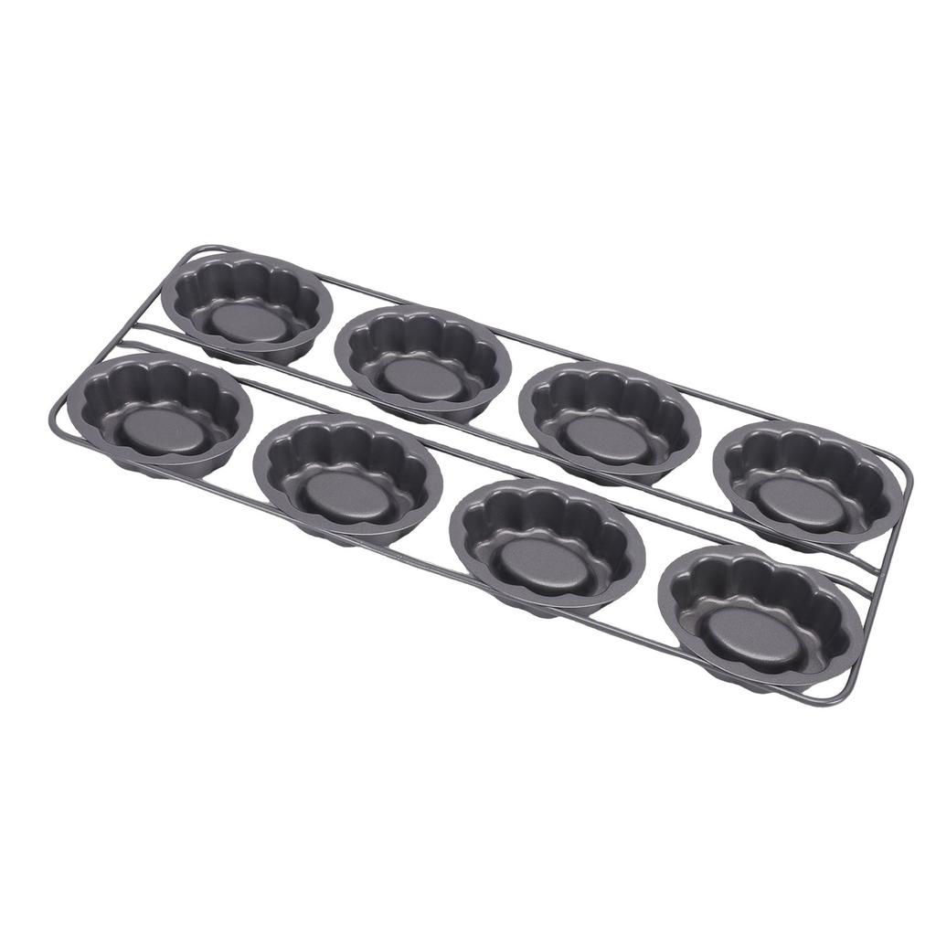 Fluted Cake Pan Cloud Shaped Carbon Steel Nonstick Flan Mold Pan for Chocolate Dessert Home Kitchen
