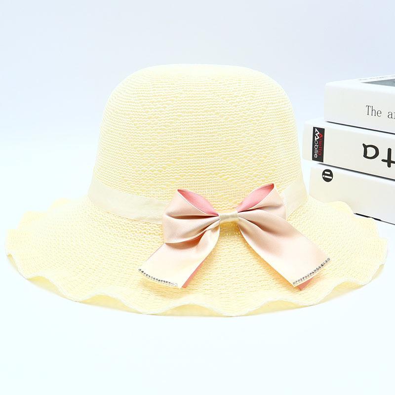 New Straw Hat Women's Outdoor Sunshade Sunscreen Hat Big Brim Trendy Vacation Beach Hat Breathable Cool Hat