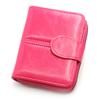 Damen Portemonnaie Pu Leder Reißverschluss Einfarbig Kurze Geldbörsen Für Frauen Luxus Designer Multi Karten 2 Faltbare Kartenhalter Carteras