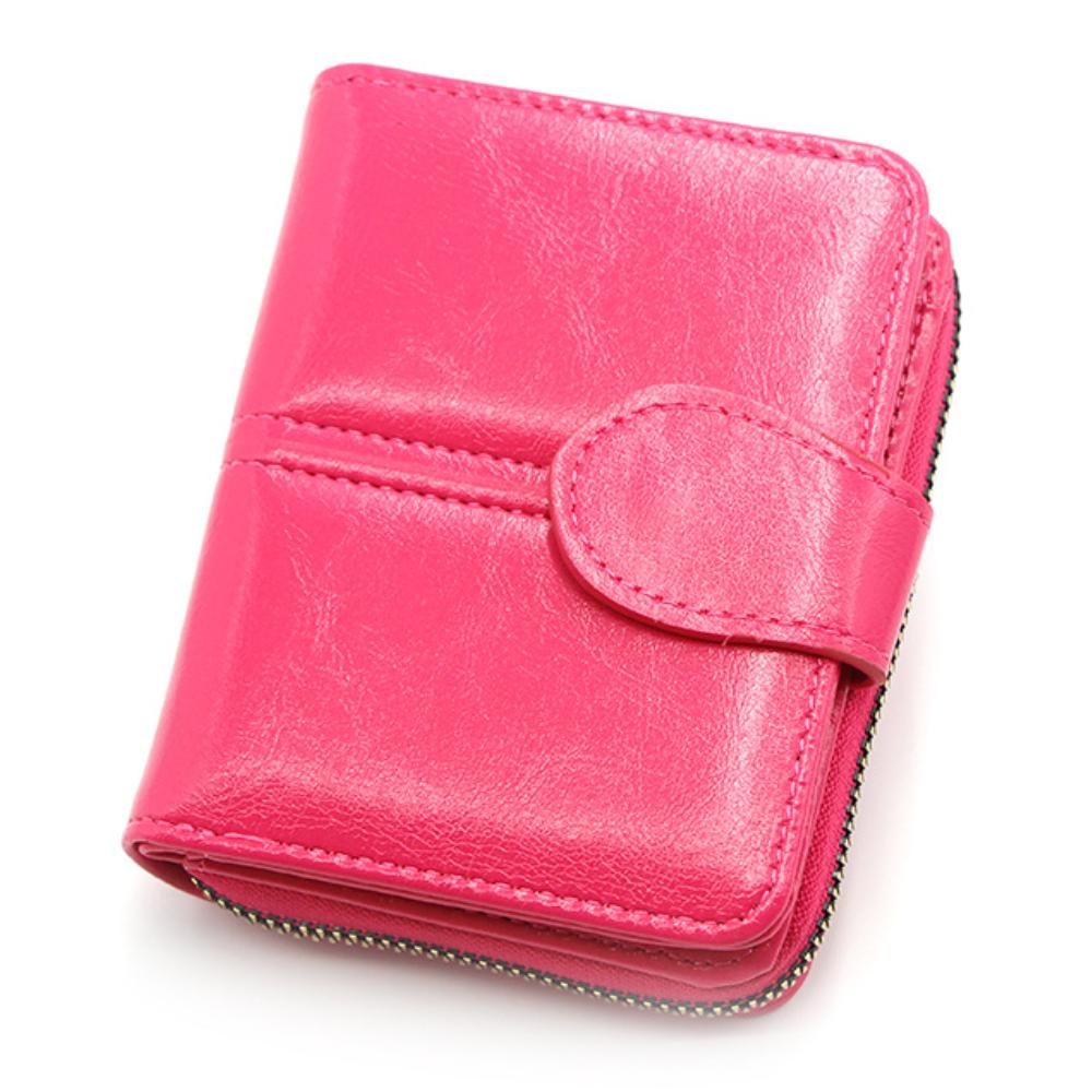 Damen Portemonnaie Pu Leder Reißverschluss Einfarbig Kurze Geldbörsen Für Frauen Luxus Designer Multi Karten 2 Faltbare Kartenhalter Carteras