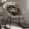 Unique 2D Flat-Printed Spider and Floral Pattern Pillow Cover Sofa cushion cover, home room dormitory decoration, 2D printing