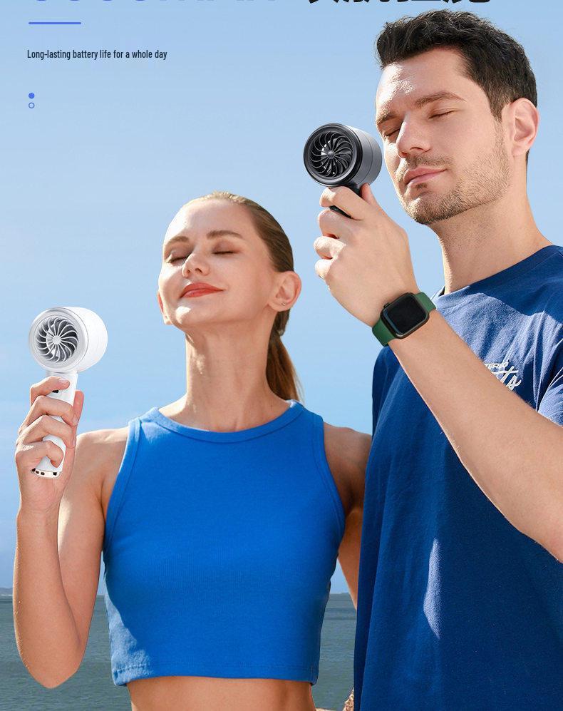 High-Speed Portable USB Rechargeable Mini Turbo Fan