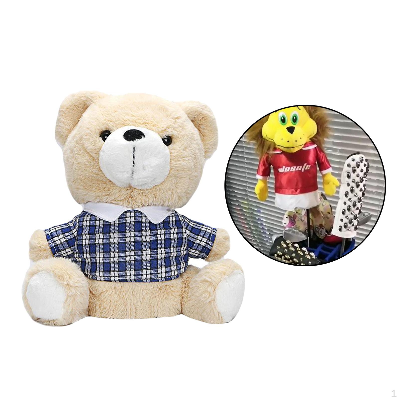 Club Head Cover Headcover 460cc/ Wood Driver Covers Golfer Christmas Year Gift Bear