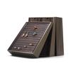 Soporte Vertical de Terciopelo para Exhibición de Joyas - Organizador Grande Ajustable para Pendientes, Collares, Anillos para Tienda, Hogar, Tocador, Mostrador