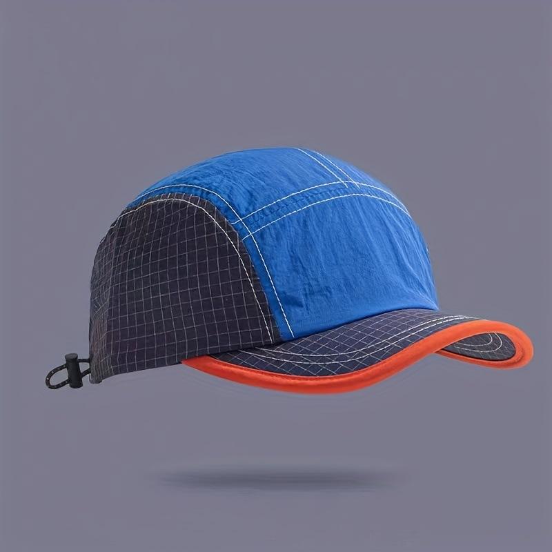 JYL TS DIY Color Block Baseball Cap Casual Hat Cotton
