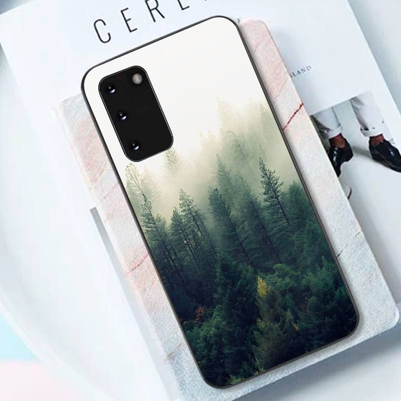 Mountain Forest Phone Case for Samsung S10 21 20 9 8 Plus Lite S20 UlTRA 7edge