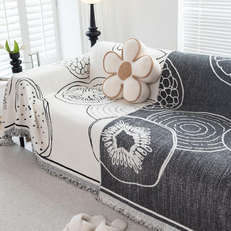 Tecido de Capa de Sofá de Pelúcia de Alta Qualidade Dupla Face Disponível Toalha de Sofá Novo Inverno Cobertura Total Cobertor Toalha para Sofá