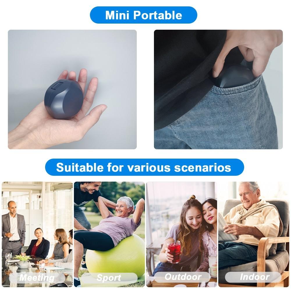 Portable USB Rechargeable Digital Hearing Aid 1/2pcs Audiphone Hearing Device Intelligent Noise Reduction Sound Amplifier